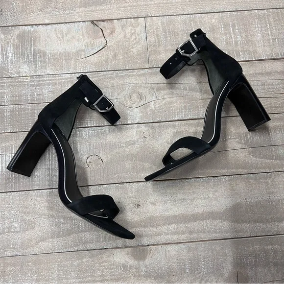 (AN-133) Rag & Bone Ellis Sandal in Black Suede - Picture 2 of 4